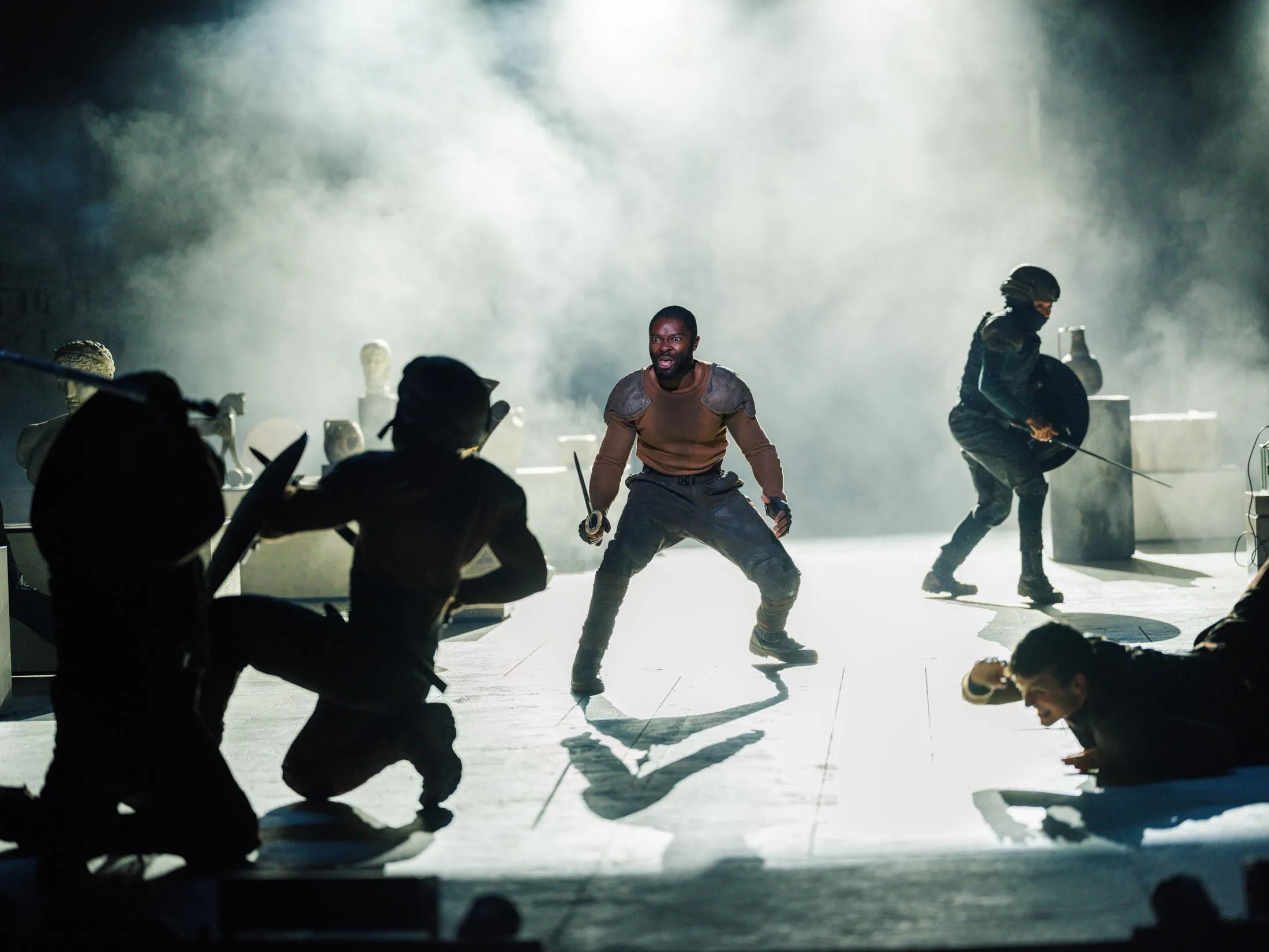 David Oyelowo&nbsp;as&nbsp;Coriolanus at the National Theatre.
