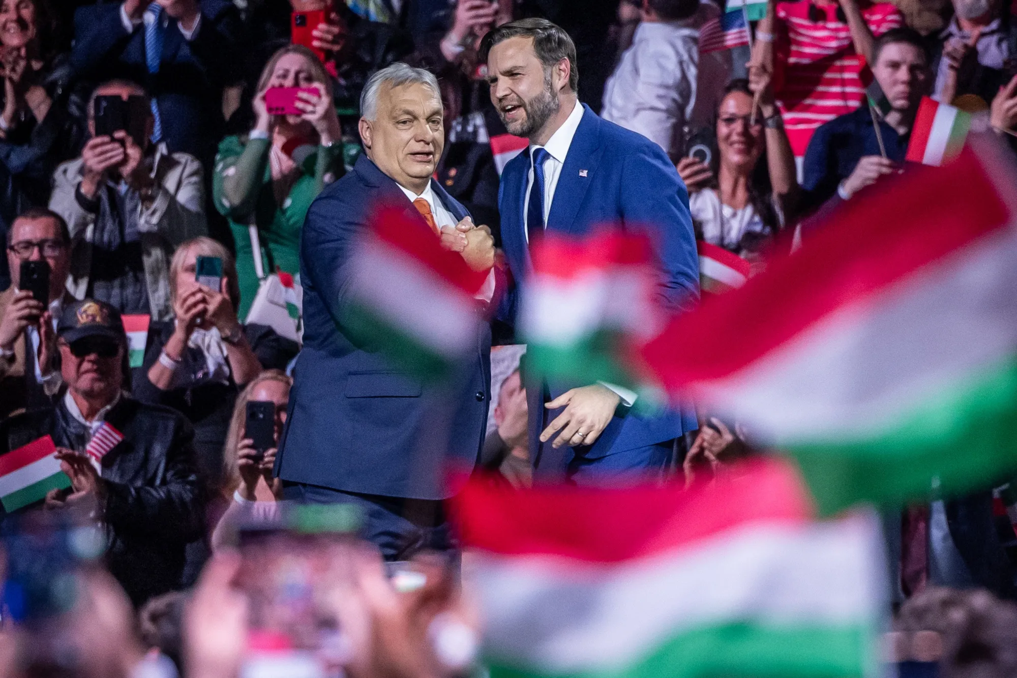 JD Vance Supports Viktor Orbán Election Campaign In Budapest