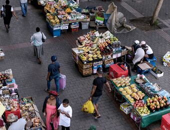 relates to South Africa Inflation Slows on Easing Food Prices