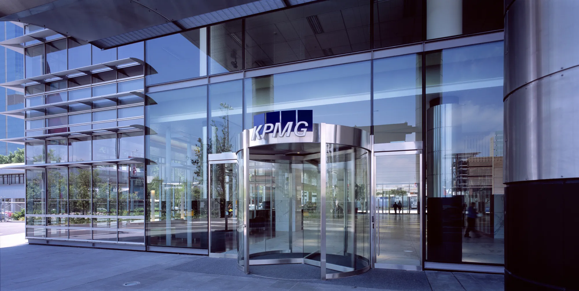Not the actual revolving door.
