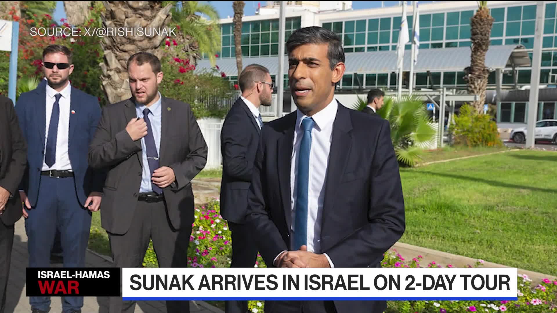 Sunak's　Latest　Biden's　Visit,　News　More　Israel-Hamas　October　on　Address,　Bloomberg　War　19: