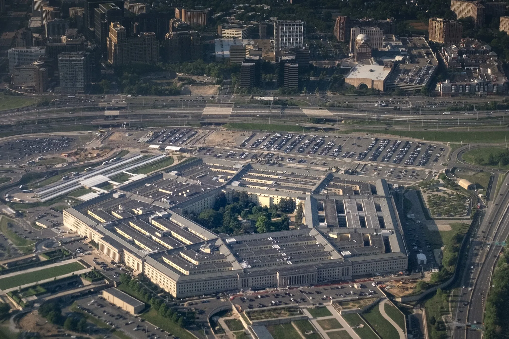 The Pentagon building in Arlington, Virginia.
