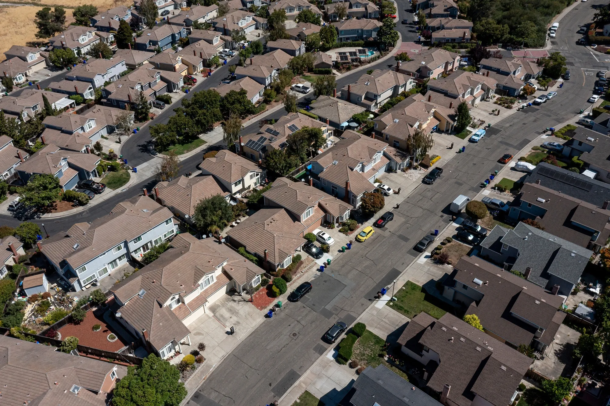 Homes in Hercules, California.