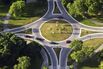 THURSDAY_07/24/03_Mpls. - - - - - -  Traffic circle near Minnehaha Falls Park.