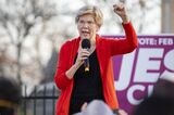 Senator Warren And Congressional Candidate Jessica Cisneros Hold Early Vote Kickoff Event 