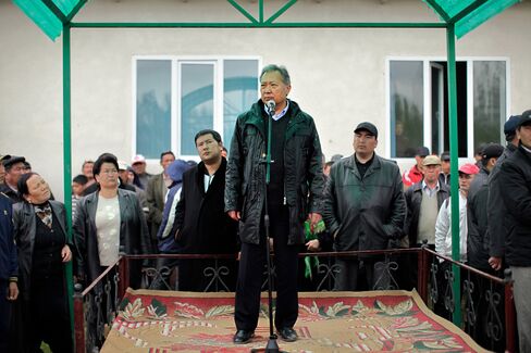 Deposed Kyrgyz President Kurmanbek Bakiyev.