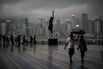 HONG KONG-CHINA-WEATHER-TYPHOON