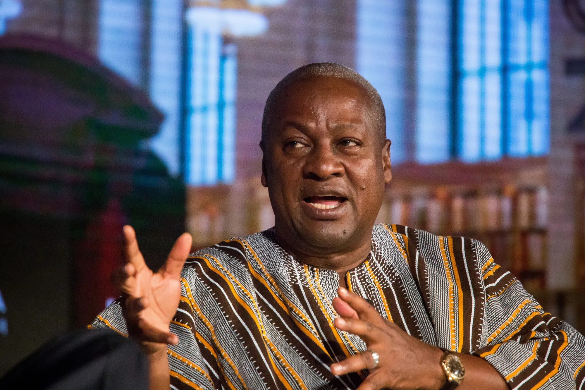 John Mahama Photographer: Michael Nagle/Bloomberg
