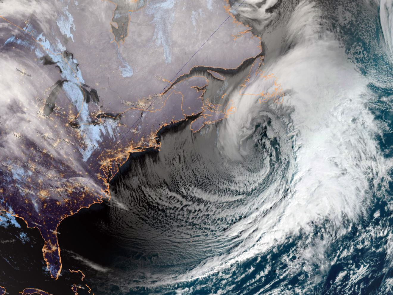 Sprawling Winter Storm Blows Into Northeast Over The Weekend - Bloomberg