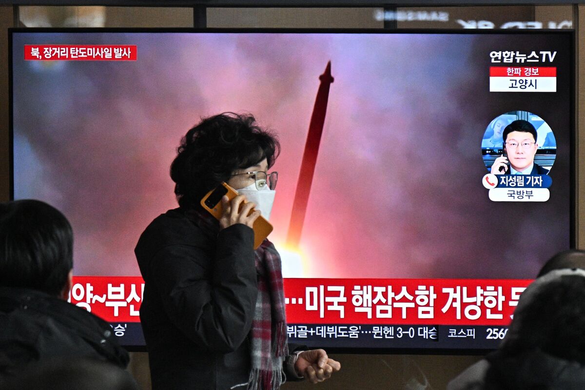 North Korea Test Fires Its First Ballistic Missile Of 2024 Bloomberg   1200x800 