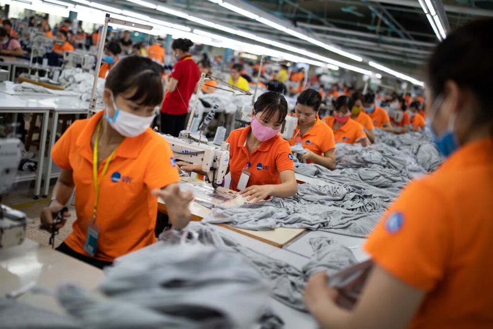 foxconn products garment company in vietnam