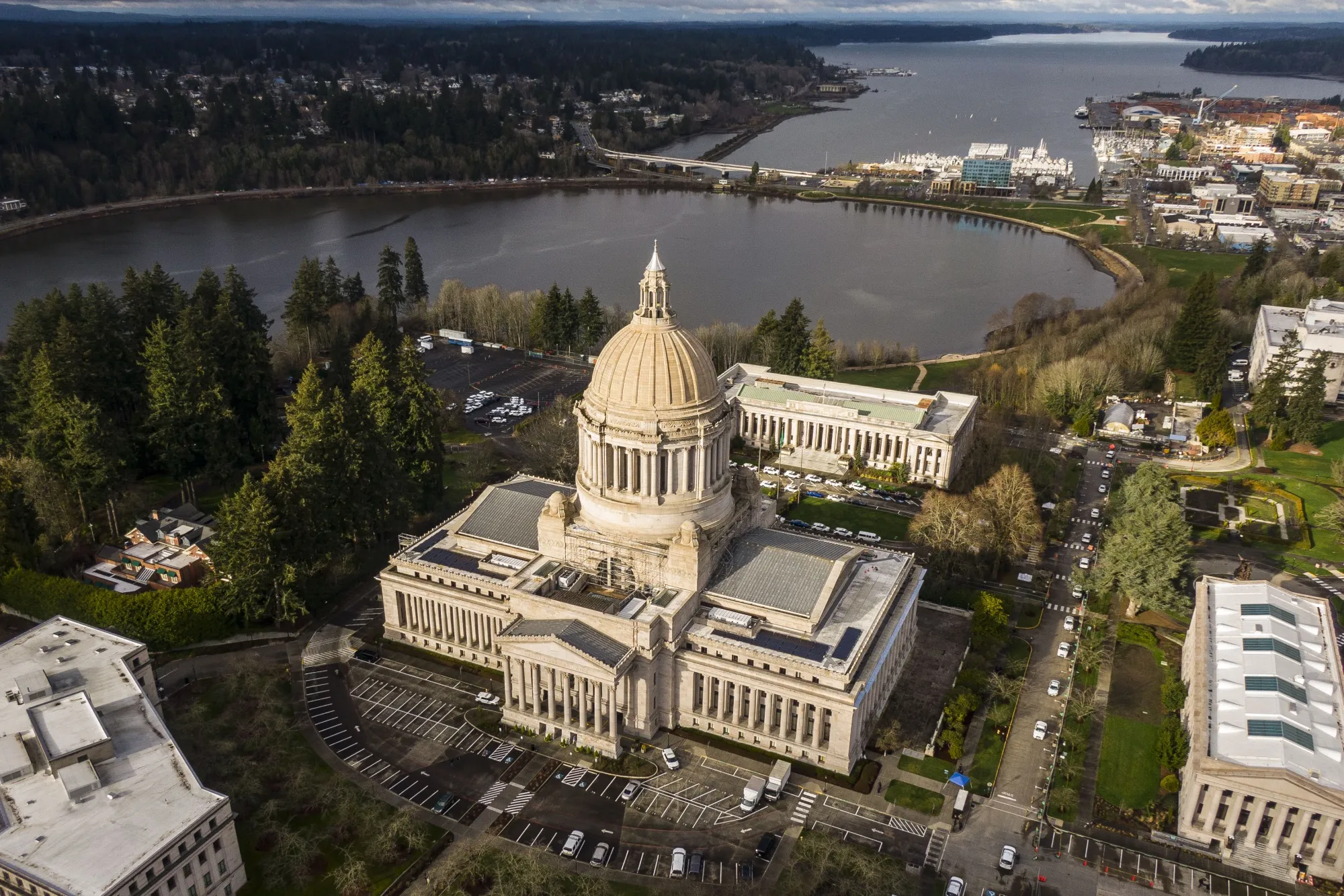The Washington State Capitol in Olympia.