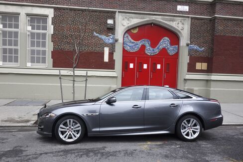 The Jaguar XJ-R.