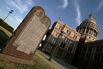 A monument to the Ten Commandments on the north grounds of t
