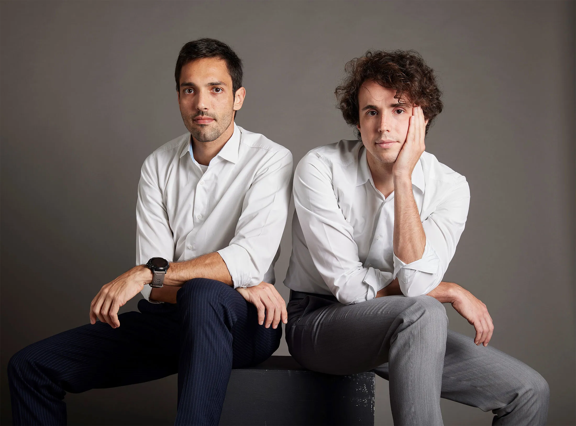 Kanastra founders Manuel Netto, left, and Gustavo Mapeli