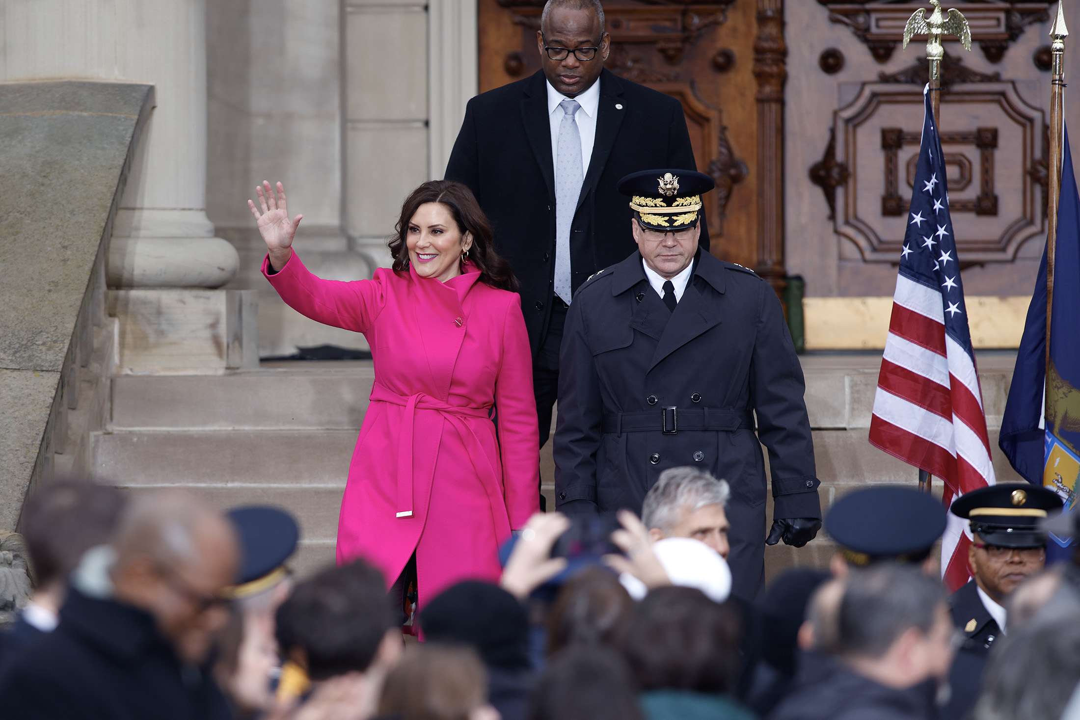 Michigan Gov. Gretchen Whitmer Others Sworn In Bloomberg