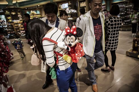 World of Disney store in Shanghai.