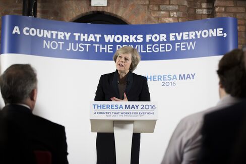 Theresa May on July 11.