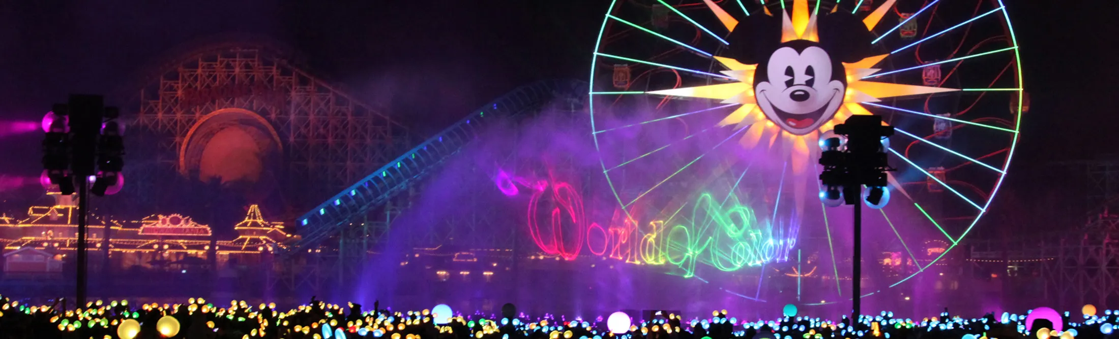 The popular, nighttime World of Color&nbsp;show at Disney California Adventure Park.