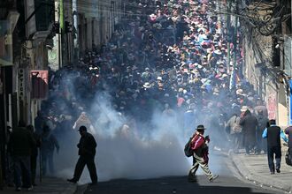 BOLIVIA-POLITICS-PROTEST