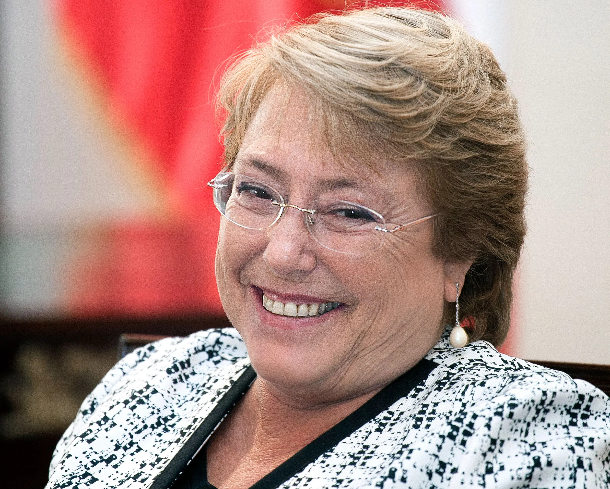 Michelle Bachelet, president of Chile, during an interview in Santiago on March 10, 2015.
