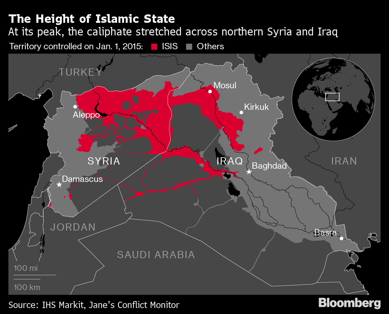 Islamic State Map 2020 Islamic State's Revival Is Back in Play   Bloomberg