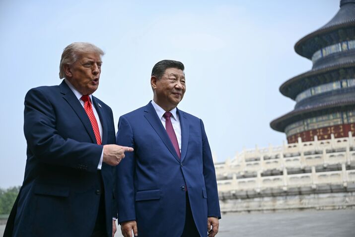 U.S. President Trump Meets With China's President Xi And Attends State Banquet