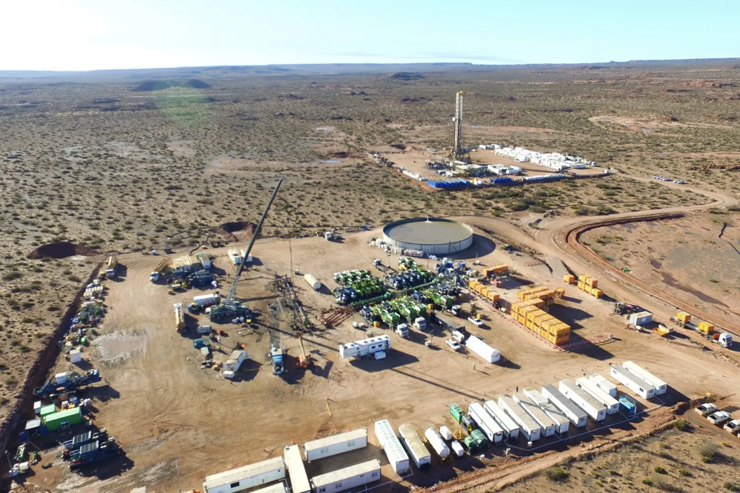 A Tenaris frack set in the Vaca Muerta formation in Argentina, one of the world’s largest shale gas reservoirs.