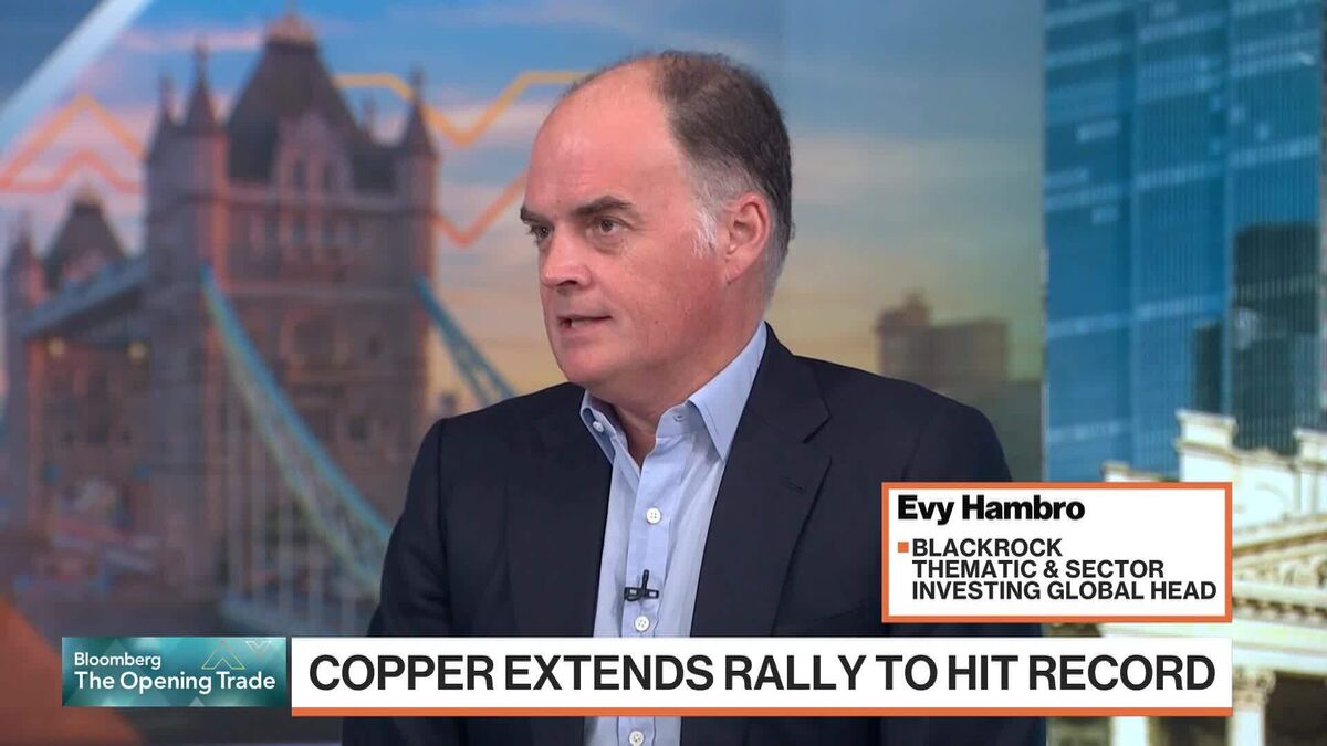 BlackRock Sees Prospect of ‘Very Exciting’ Copper Market
