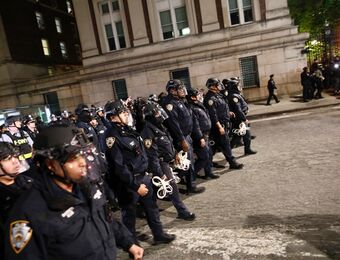 relates to NYPD Makes About 300 Arrests in Crackdown at Columbia, CUNY