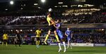 &nbsp;Francisco Sierralta of Watford is challenged by Auston Trusty of Birmingham City during the Sky Bet Championship between Birmingham City and Watford&nbsp;in Birmingham,&nbsp;on Aug.&nbsp;16.&nbsp;
