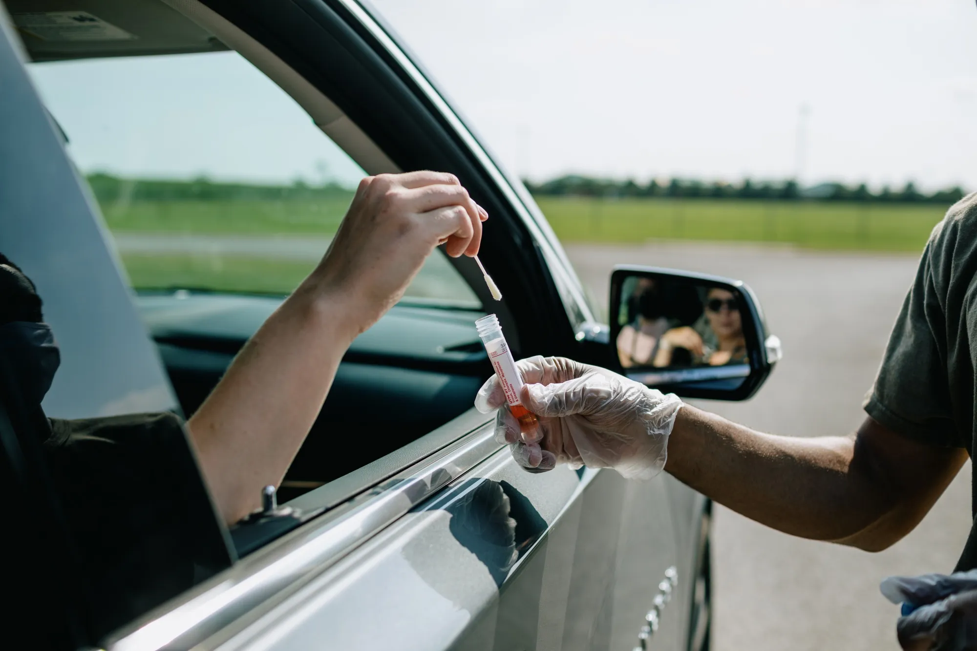 A Covid-19 Testing And Vaccination Site Reopens As Louisiana Cases Rise