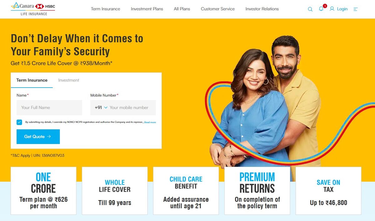 India’s Canara HSBC Life Aims to Raise $300 Million in IPO