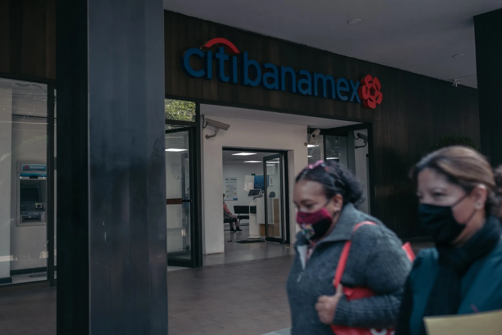 Outside a Banco Nacional de Mexico SA (Banamex) Citibanamex bank branch in Mexico City, Mexico, on Jan. 12.