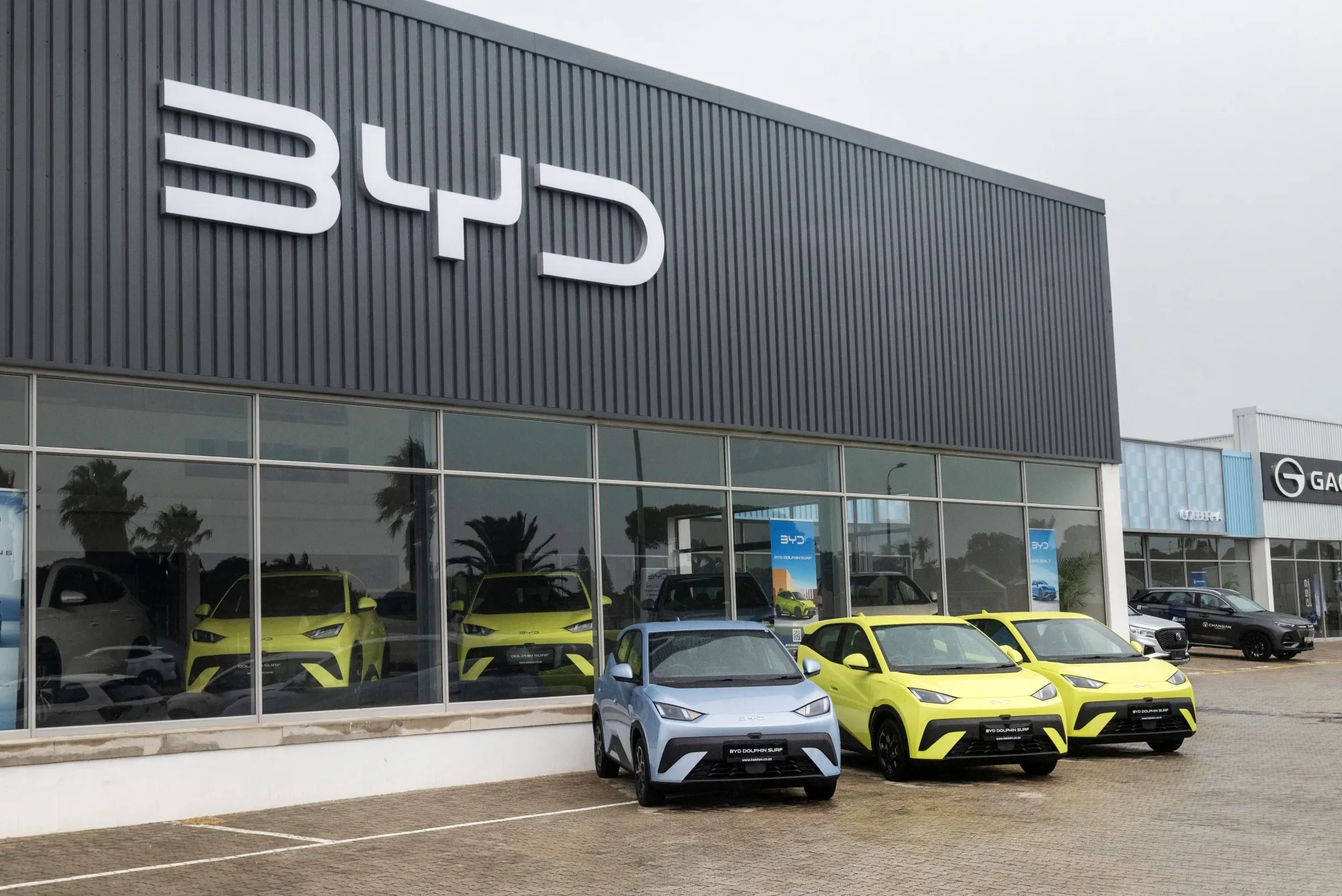 A BYD showroom in Gqeberha, South Africa.