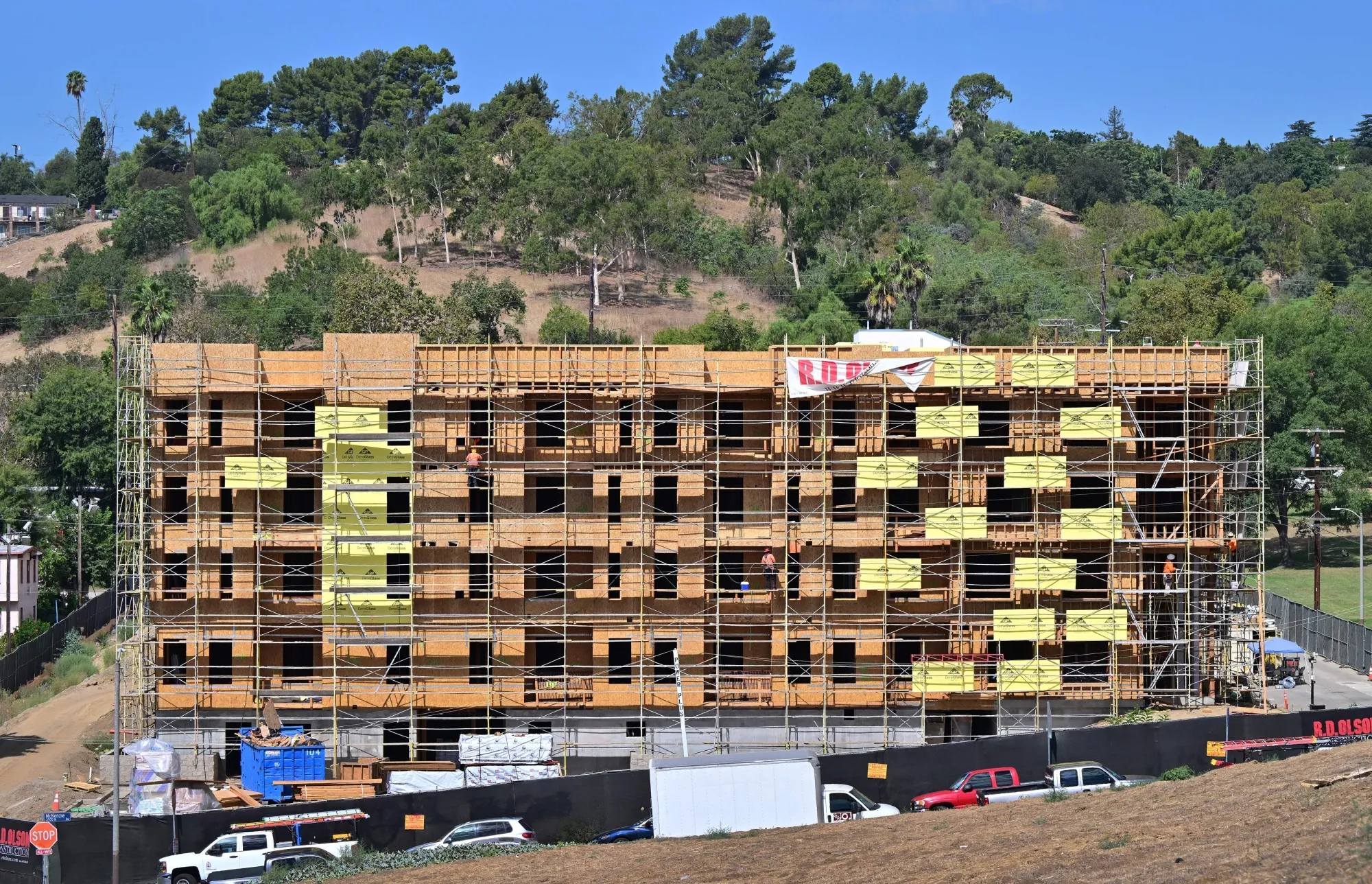 It takes longer to construct apartment buildings.&nbsp;