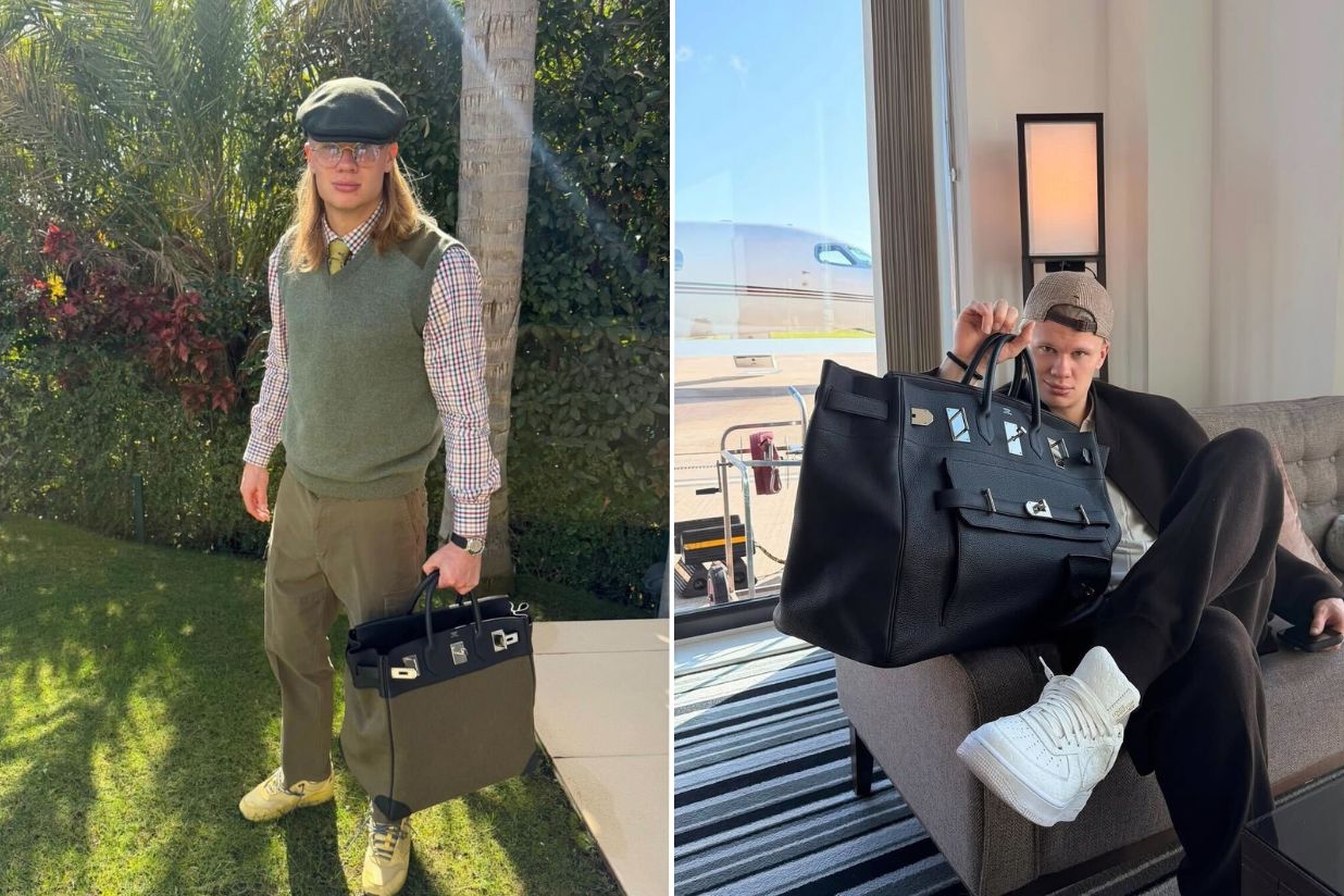 Erling Haaland collects man bags.