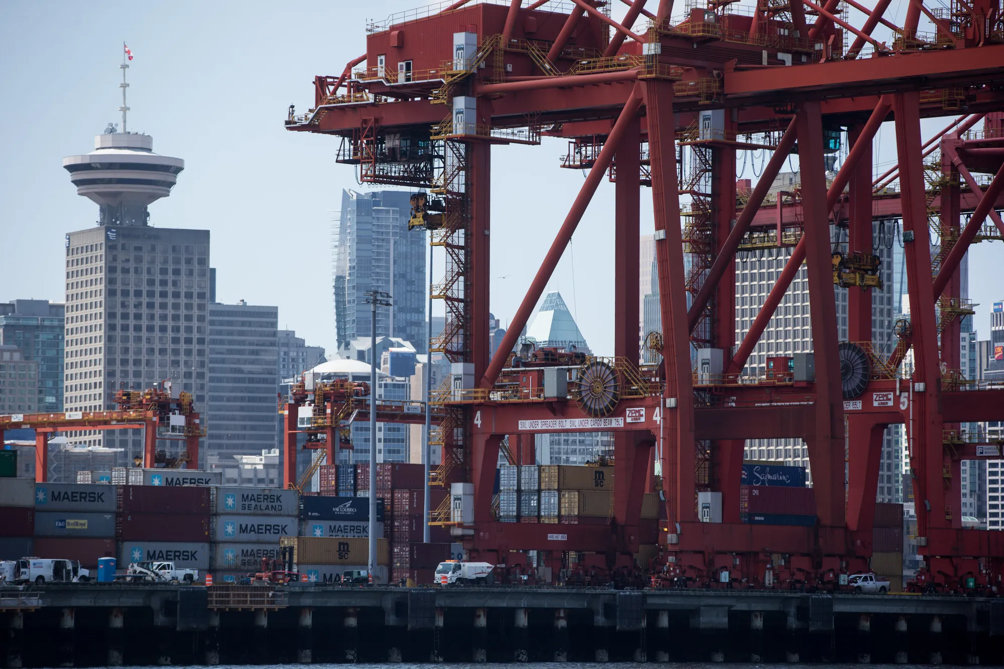 Port Of Vancouver Harbor Tour Ahead Of International Trade Balance Figures