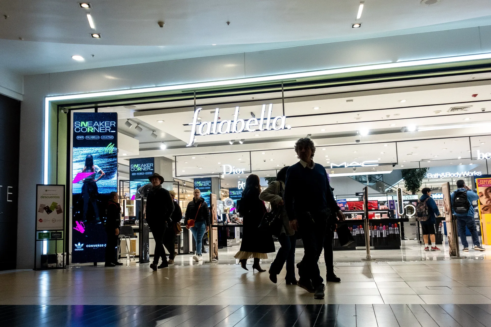 A Falabella store in Santiago.