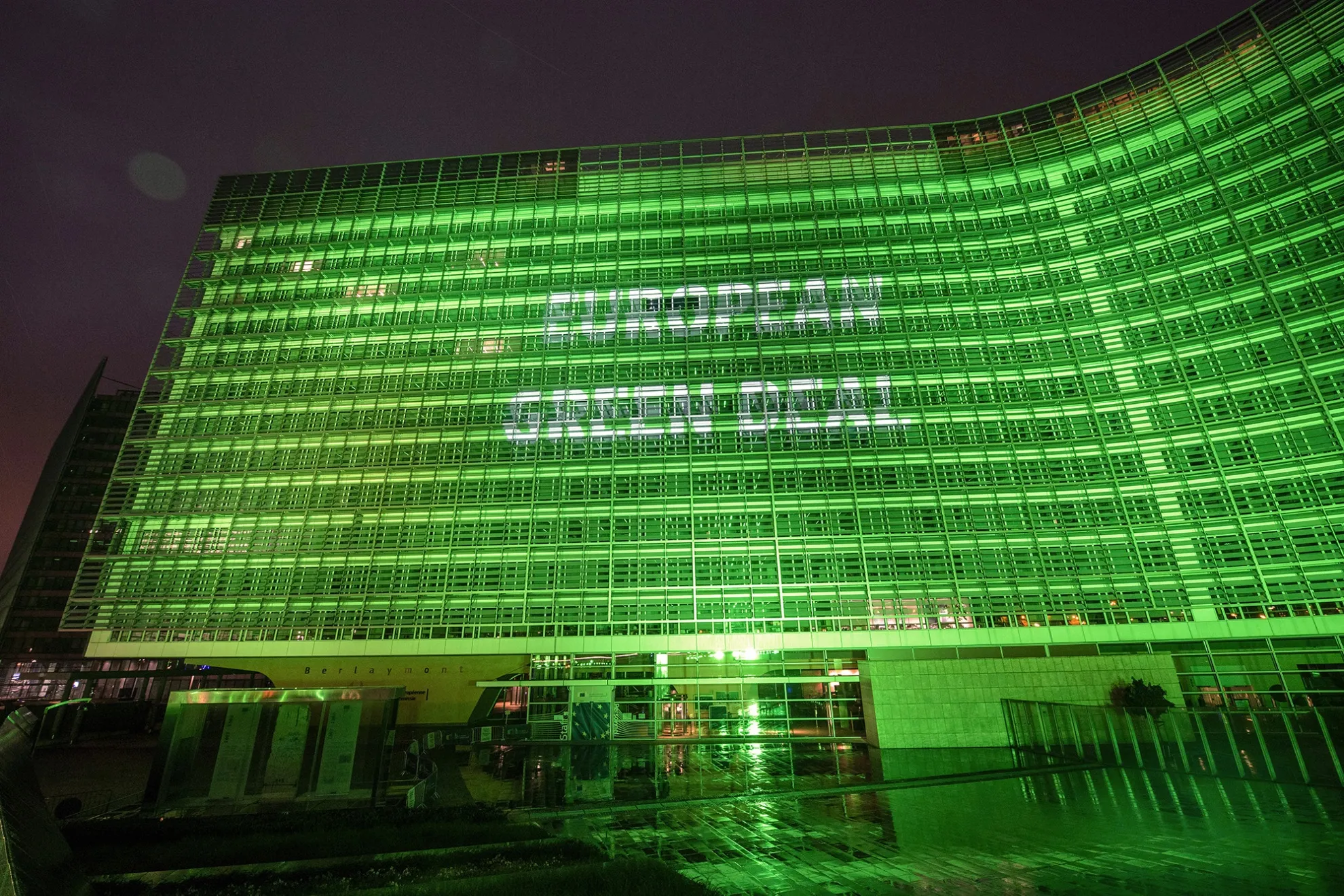 The Berlaymont building in Brussels.