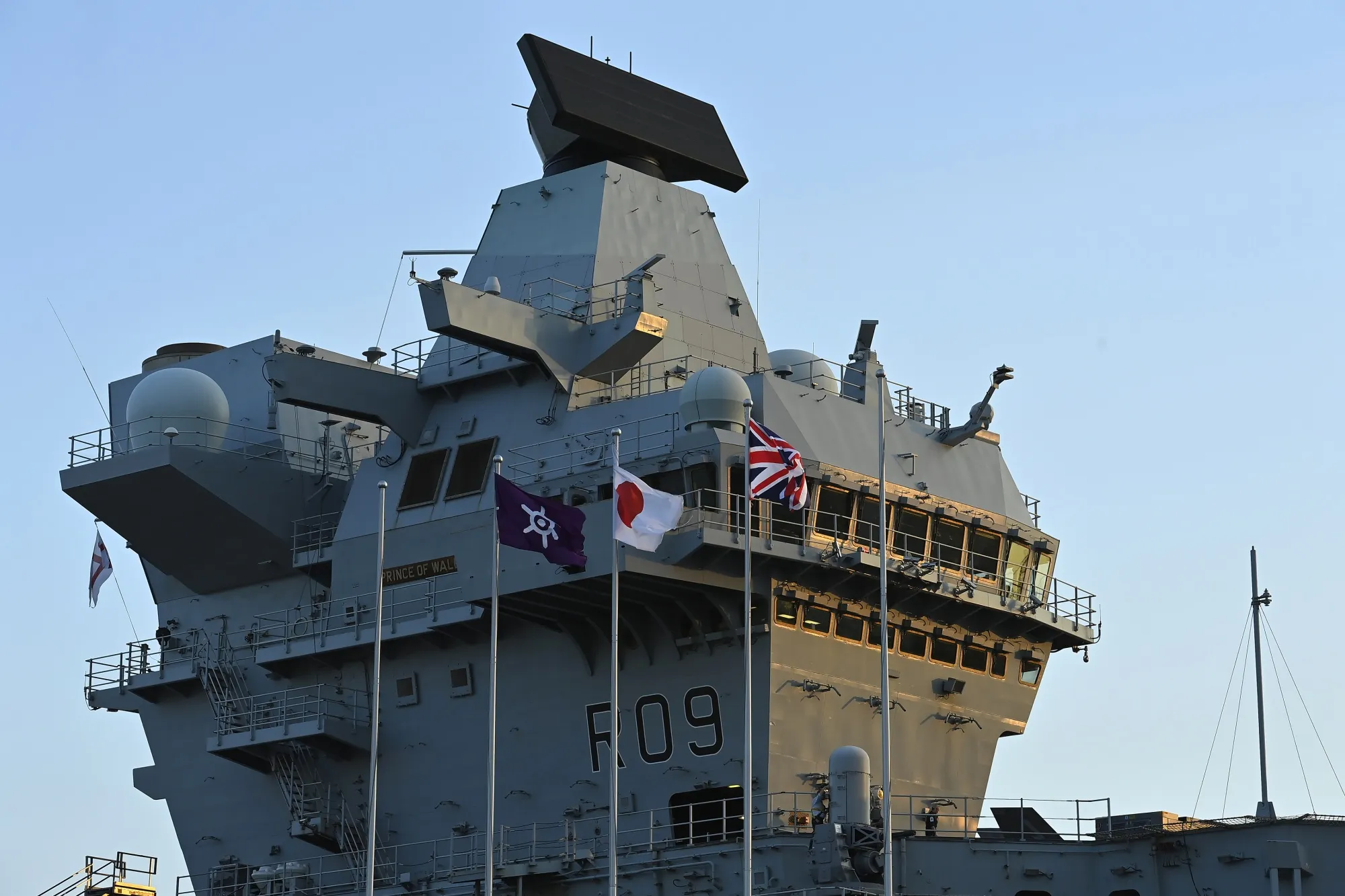 The Pacific Future Forum is being held&nbsp;on board the UK aircraft carrier HMS Prince of Wales in Tokyo Bay.