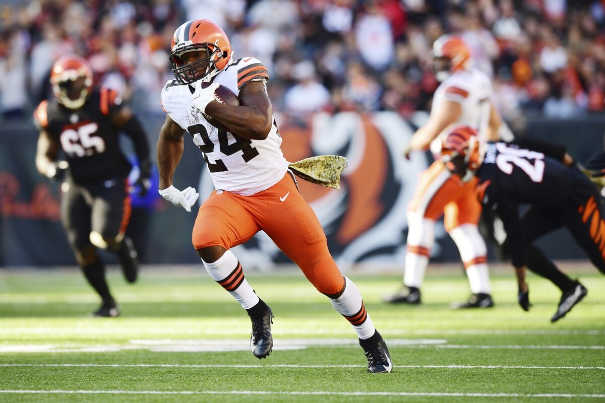 Nick Chubb scores twice as Cleveland Browns batter Cincinnati Bengals, NFL