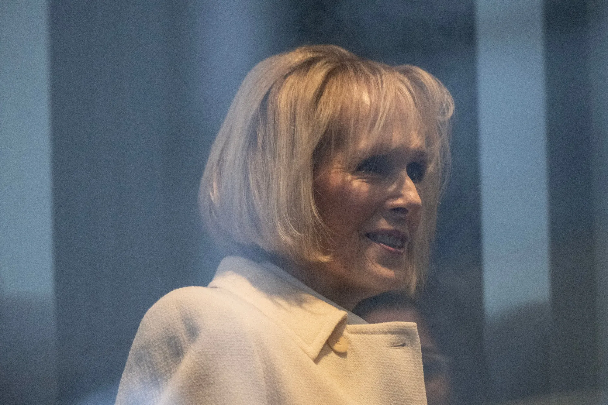 Author E. Jean Carroll at federal court in New York on Jan. 16.