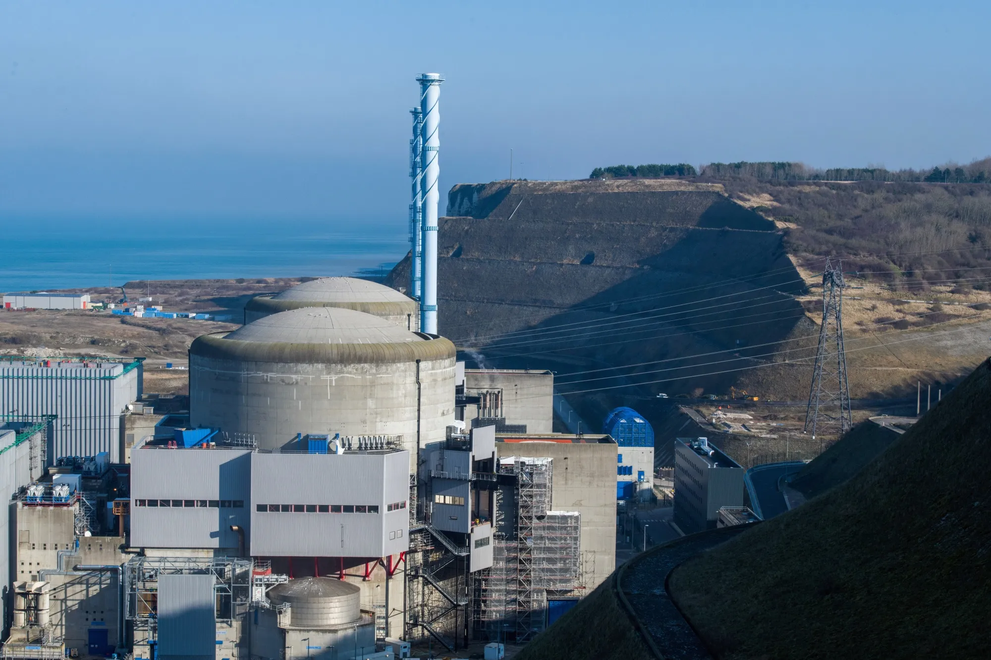 The Penly nuclear power plant, operated by EDF, in Penly, Normandy, France.&nbsp;