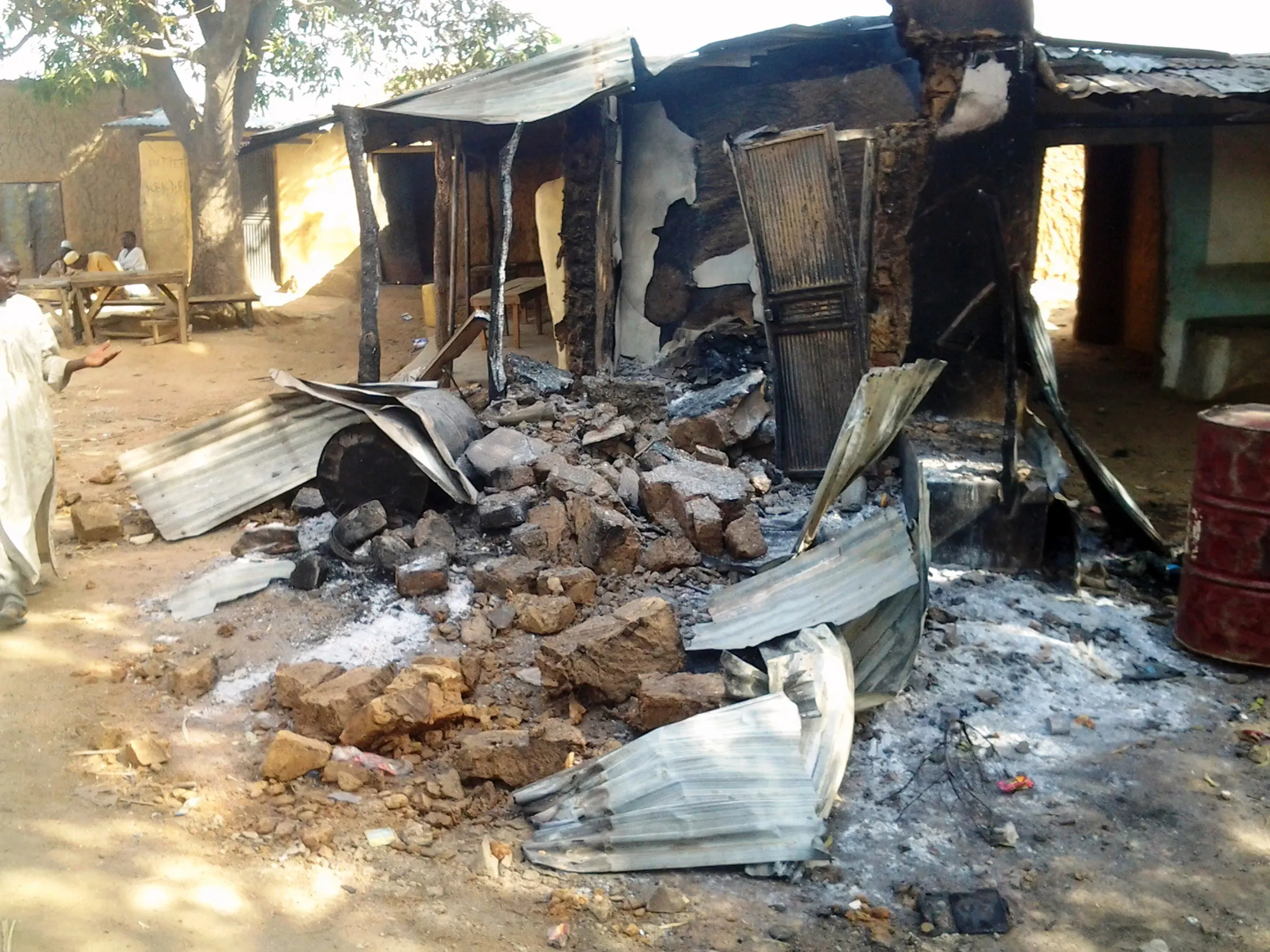 A burnt house in the village of Kizara&nbsp;after a group of bandits attacked the village&nbsp;in Zamfara state in 2013.