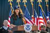 DHS Secretary Noem Holds News Conference At US-Mexico Border