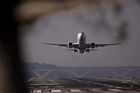 Planes At Reagan National Airport As Coronavirus Cripples Air Travel
