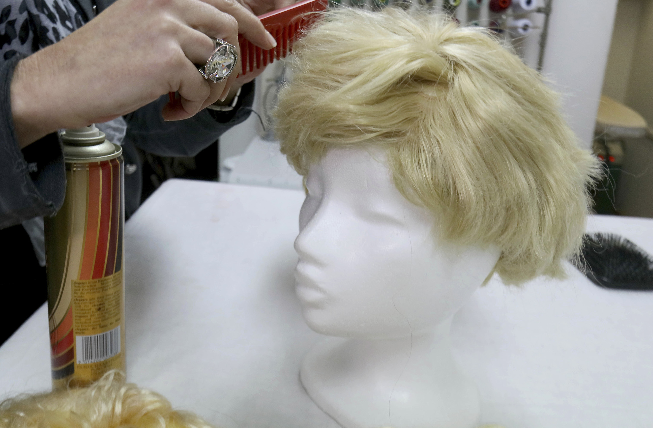 Trump shop hair wig