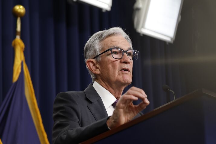 Fed. Chair Powell Holds Monthly News Conference On Interest Rates