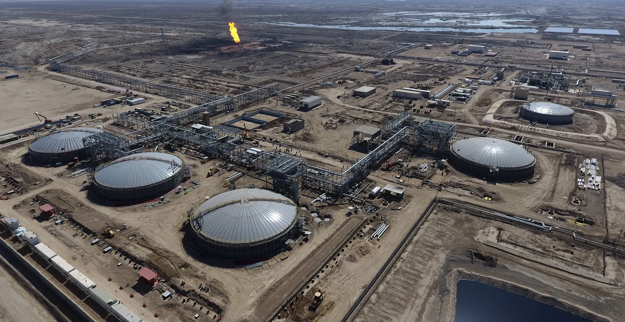 West Qurna oil field&nbsp;near the city of Basra.